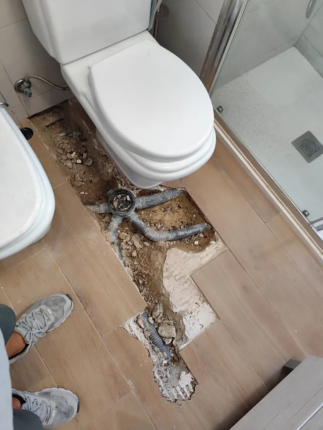 Reparación de bote sifónico