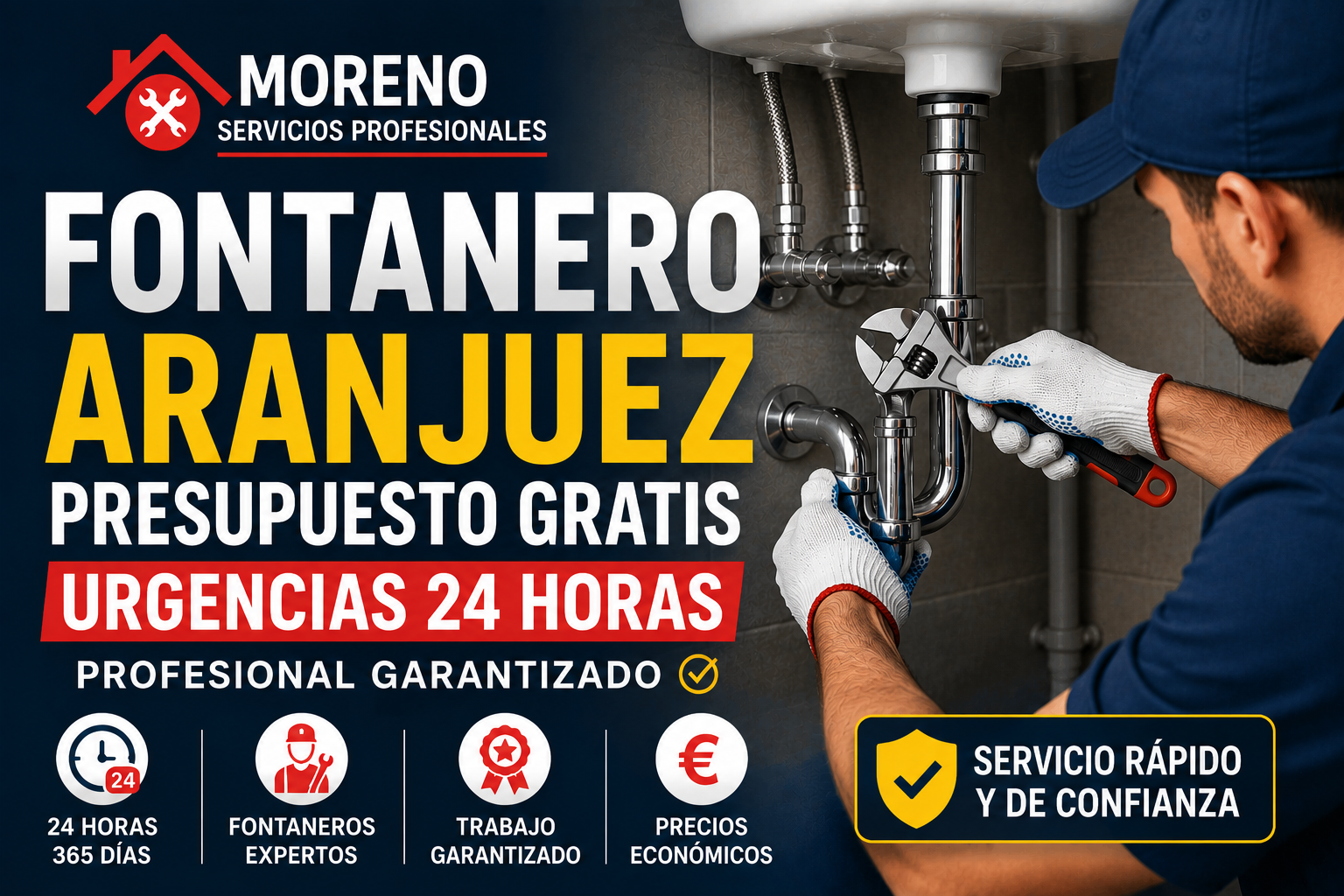 fontanero-aranjuez Presupuesto Gratis Urgencias 24 horas Profesional Garantizado