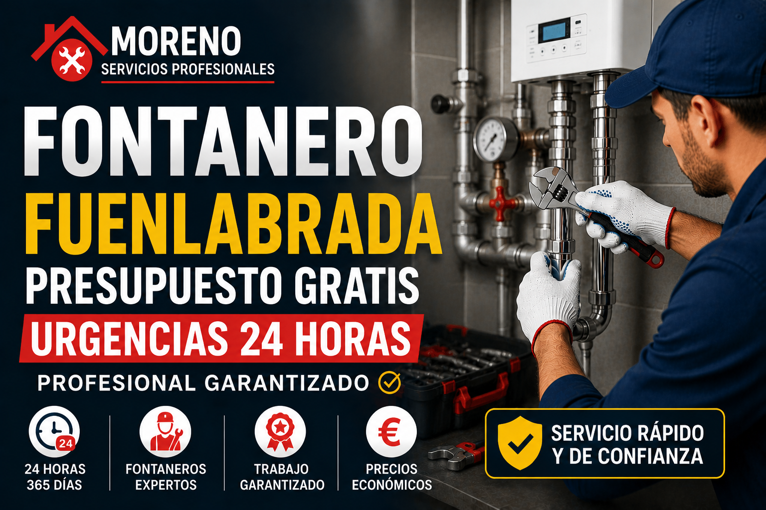 Fontanero fuenlabrada Presupuesto Gratis Urgencias 24 horas Fontanero Fuenlabrada Rápido | Reparaciones con Garantía Profesional Garantizado